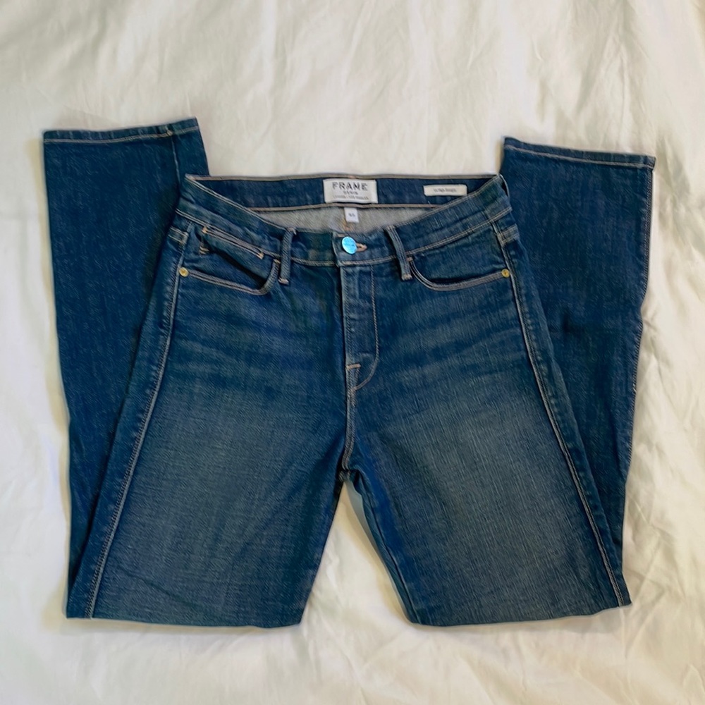 FRAME Le High Straight jeans